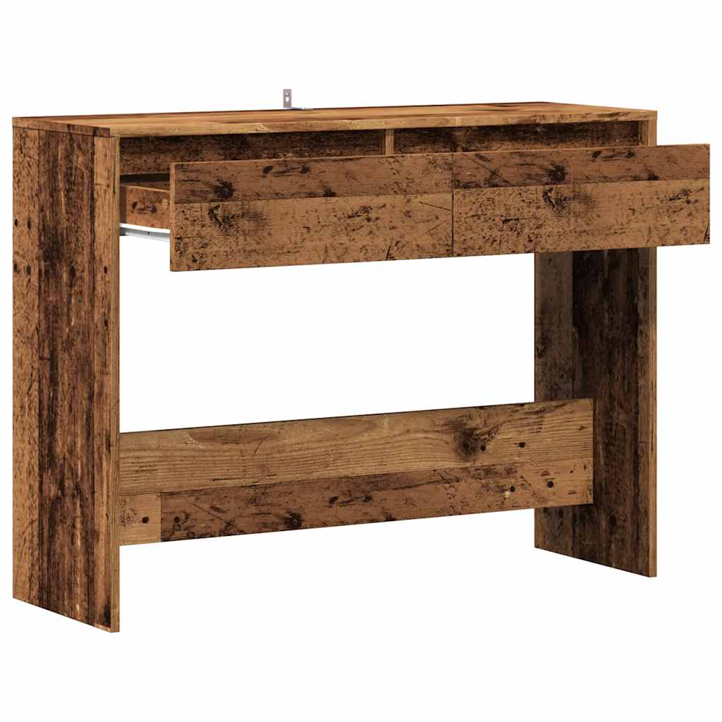 Tavolino Consolle Legno Vecchio 100x35x76,5 cm in Truciolato | homemem39