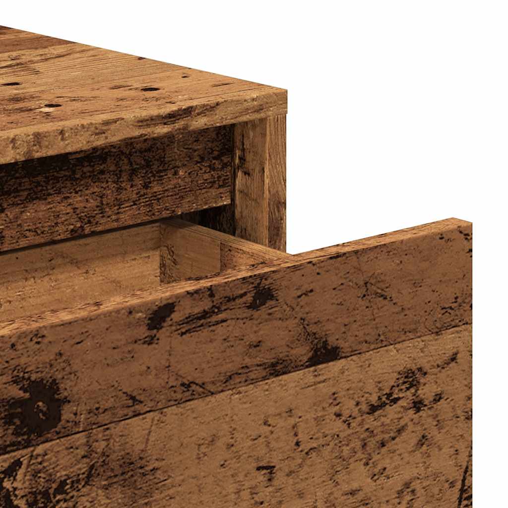 Tavolino Consolle Legno Vecchio 100x35x76,5 cm in Truciolato | homemem39