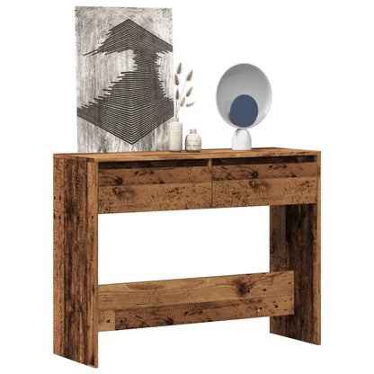 Tavolino Consolle Legno Vecchio 100x35x76,5 cm in Truciolato | homemem39