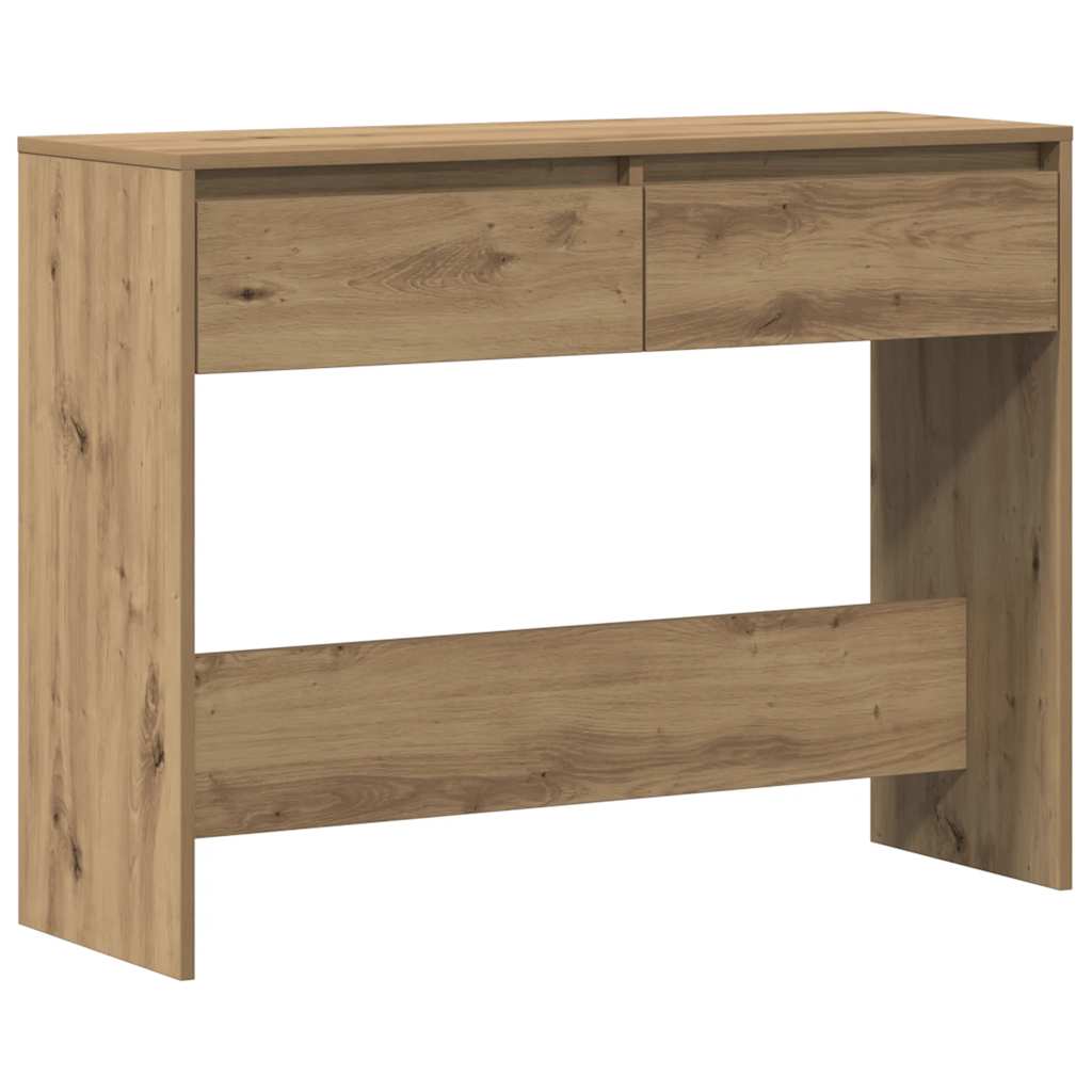 Tavolo Consolle Rovere Artigianale 100x35x76,5 cm in Truciolato | homemem39