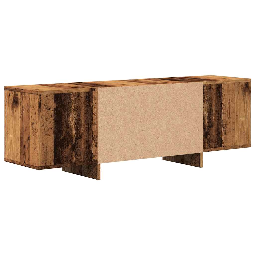 Mobile Porta TV Legno Antico 120x30x40,5 cm Legno Multistrato - homemem39