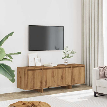 Mobile Porta TV Rovere Artigianale 120x30x40,5 cm Multistrato - homemem39