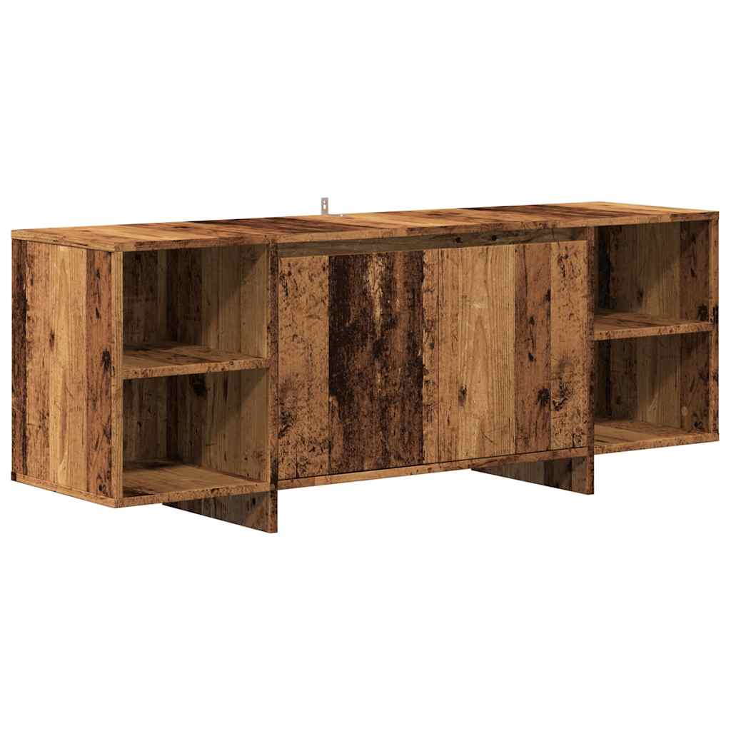 Mobile Porta TV Legno Antico 130x35x50 cm in Legno Multistrato - homemem39