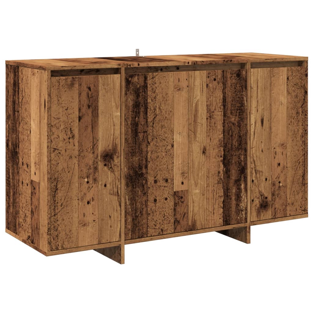 Credenza Legno Antico 120x41x75 cm in Legno Multistrato - homemem39
