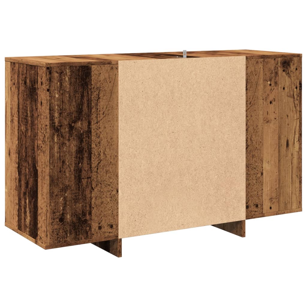 Credenza Legno Antico 120x41x75 cm in Legno Multistrato - homemem39