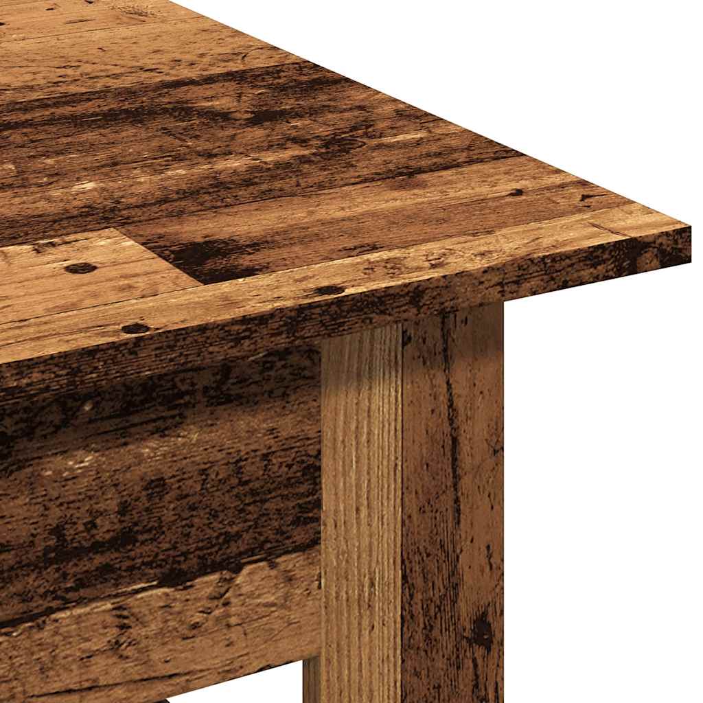 Tavolino da Salotto Legno Antico 102x55x42 cm Legno Multistrato | homemem39