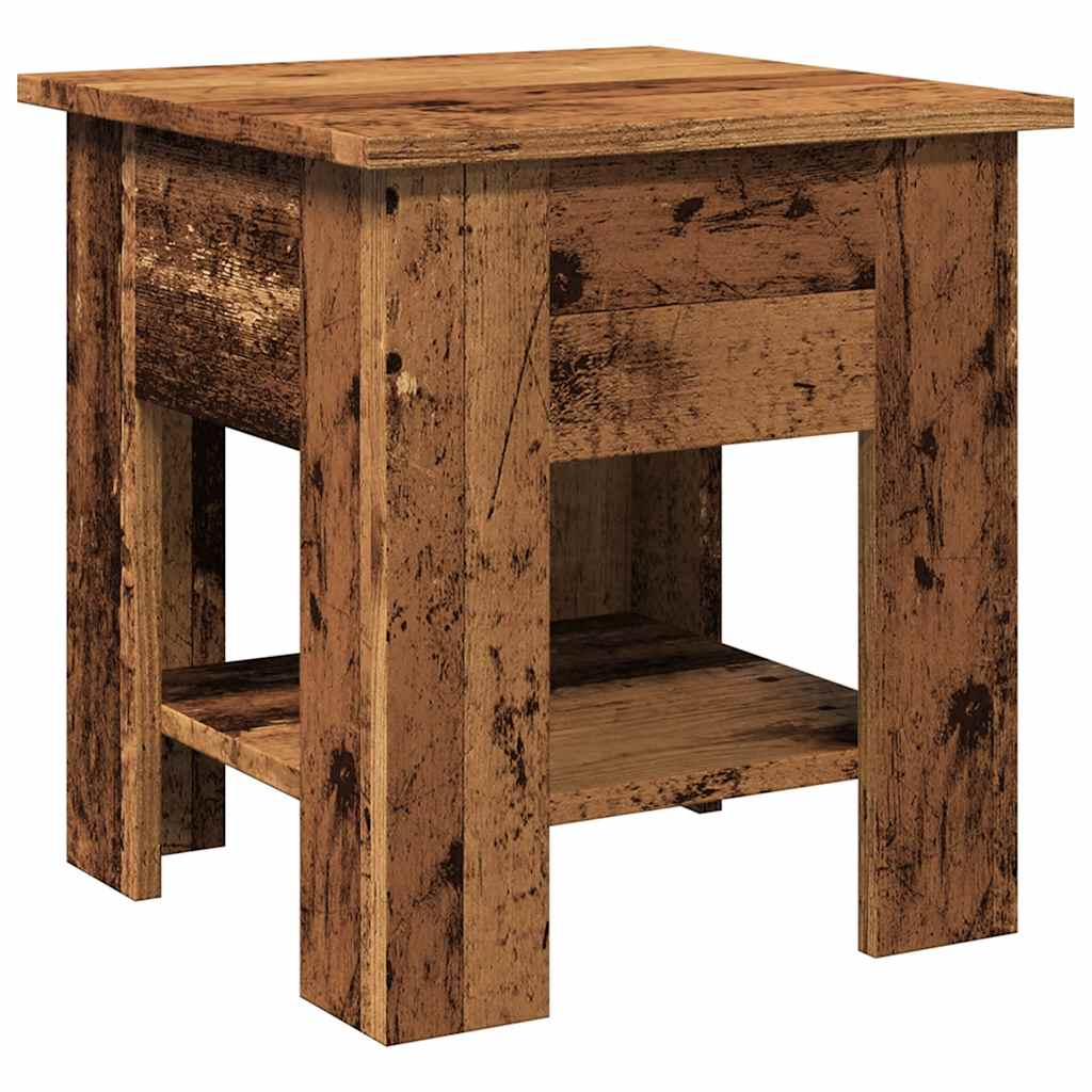 Tavolino da Salotto Legno Antico 40x40x42 cm Legno Multistrato | homemem39