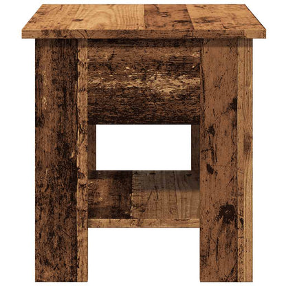 Tavolino da Salotto Legno Antico 40x40x42 cm Legno Multistrato | homemem39