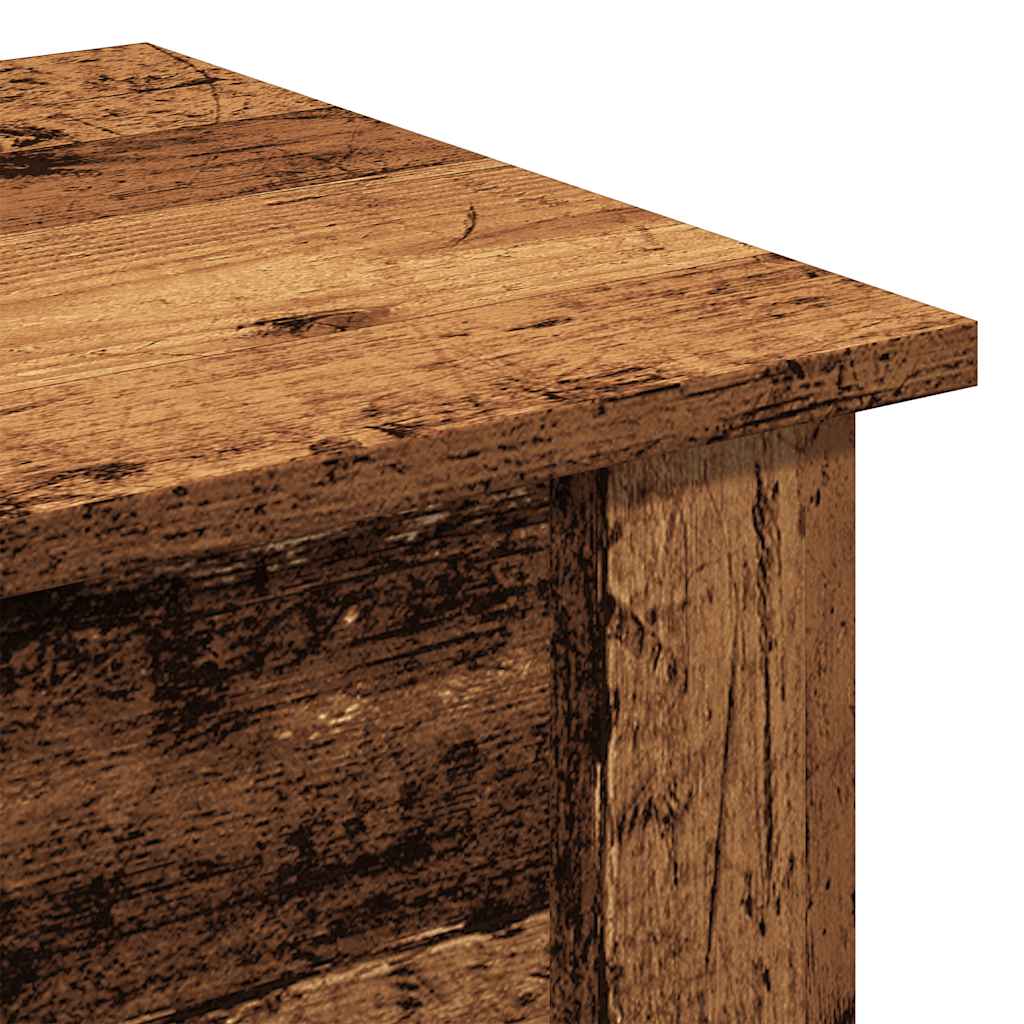 Tavolino da Salotto Legno Antico 40x40x42 cm Legno Multistrato | homemem39