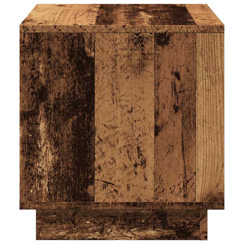 Tavolino da Salotto Legno Antico 40x40x43 cm Legno Multistrato | homemem39