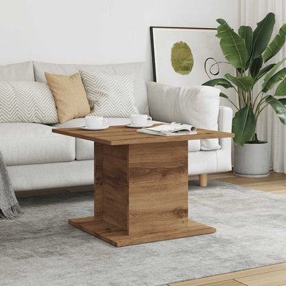 Tavolino Salotto Rovere Artigianale 55,5x55,5x40 cm Truciolato | homemem39