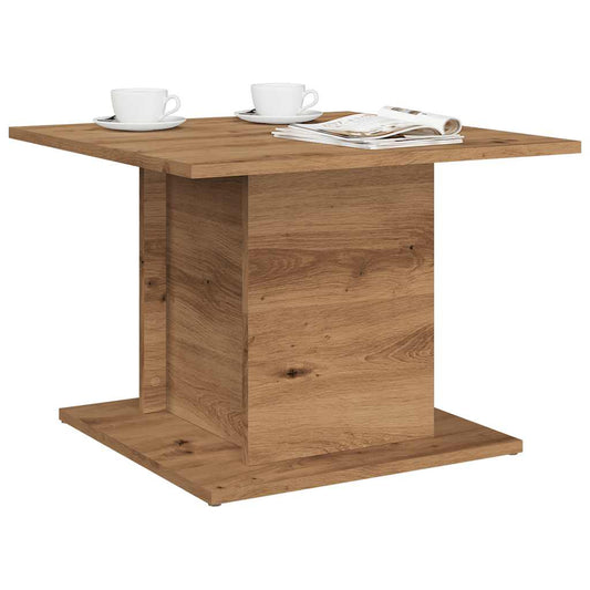 Tavolino Salotto Rovere Artigianale 55,5x55,5x40 cm Truciolato | homemem39