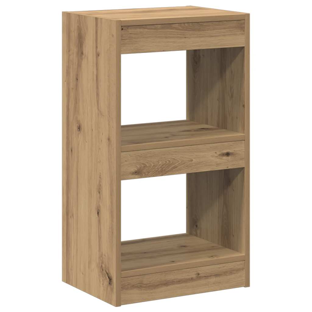 Libreria/Divisorio in Rovere Artigianale 40x30x72 cm