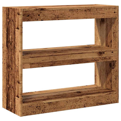 Libreria/Divisorio in Legno Vecchio 80x30x72 cm | homemem39