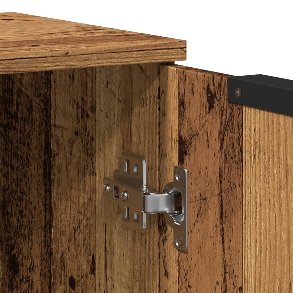 Credenza Legno Antico 60x30x70 cm in Truciolato - homemem39