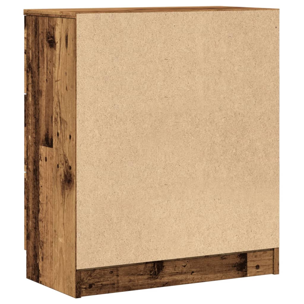 Credenza Legno Antico 60x30x70 cm in Truciolato - homemem39