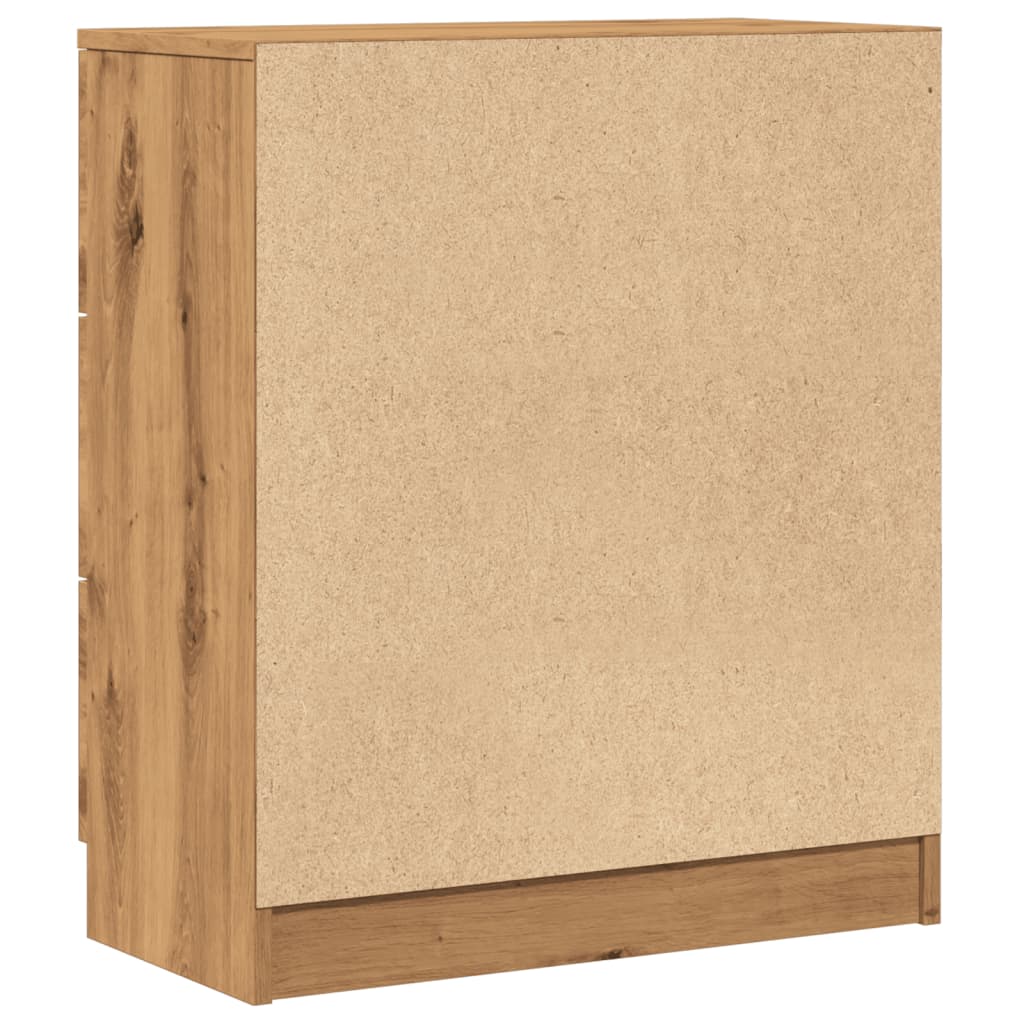 Credenza Rovere Artigianale 60x30x70 cm in Legno Multistrato - homemem39