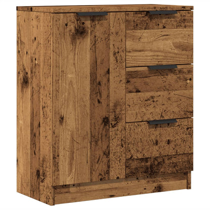 Credenza Legno Antico 60x30x70 cm in Truciolato - homemem39