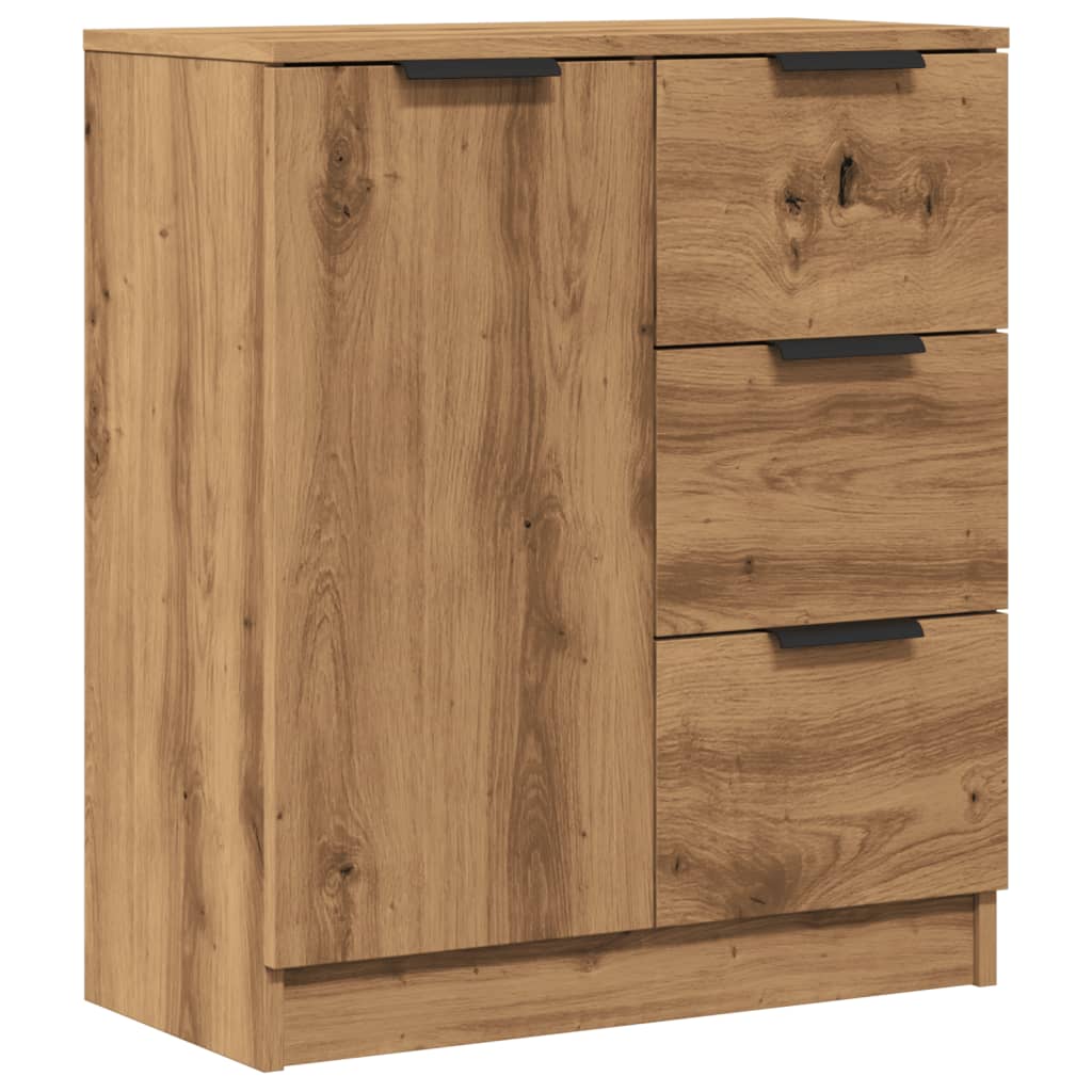 Credenza Rovere Artigianale 60x30x70 cm in Legno Multistrato - homemem39