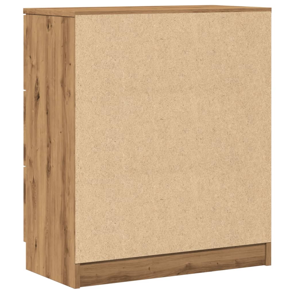 Credenza Rovere Artigianale 60x30x70 cm in Legno Multistrato - homemem39