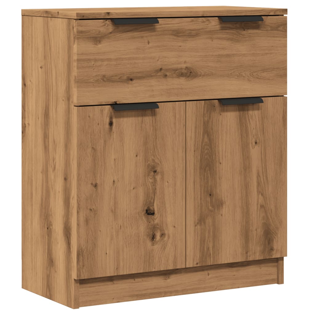 Credenza Rovere Artigianale 60x30x70 cm in Legno Multistrato - homemem39