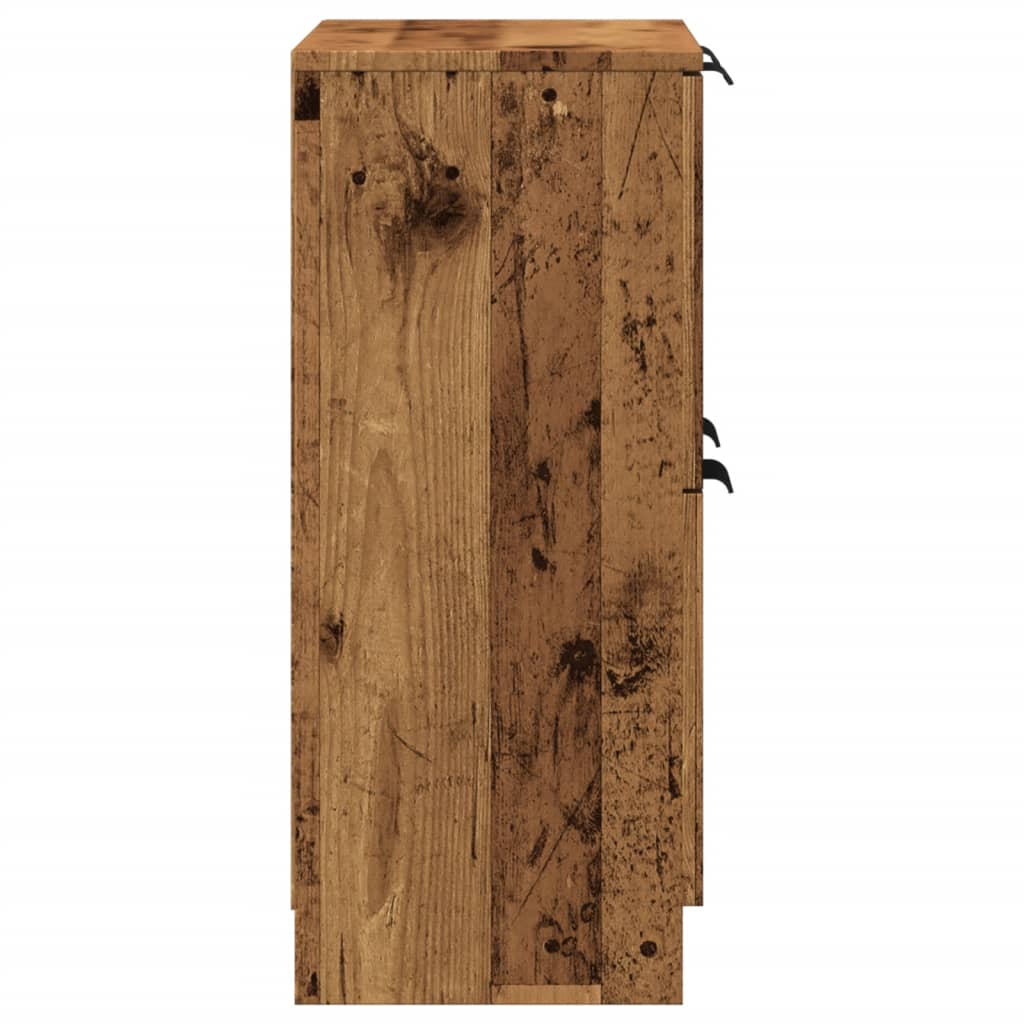 Credenza Legno Antico 60x30x70 cm in Truciolato - homemem39
