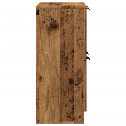 Credenza Legno Antico 60x30x70 cm in Truciolato - homemem39