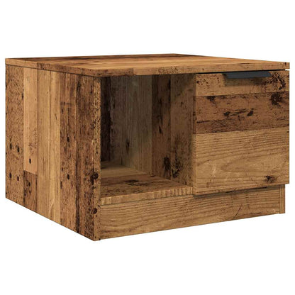 Tavolino da Salotto Legno Antico 50x50x36 cm Legno Multistrato | homemem39