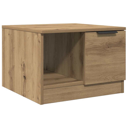 Tavolino da Salotto Rovere Artigianale 50x50x36 cm Truciolato | homemem39