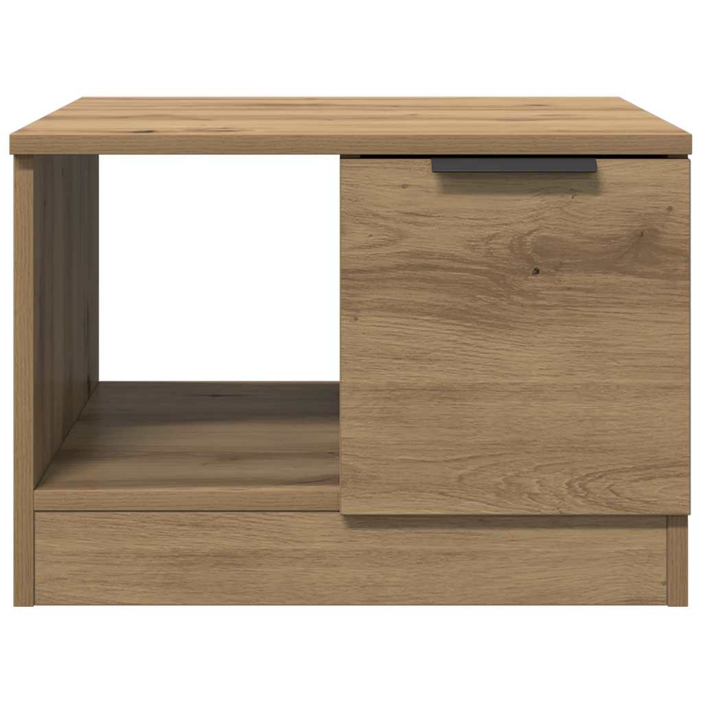Tavolino da Salotto Rovere Artigianale 50x50x36 cm Truciolato | homemem39