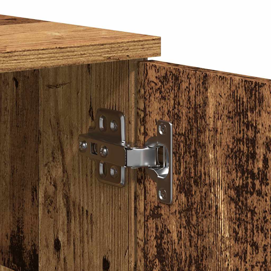 Mobile Porta TV in Legno Vecchio 140x35x40 cm in Truciolato | homemem39