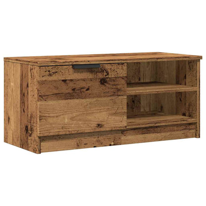 Mobile Porta TV Legno Vecchio 80x35x36,5 cm Legno Multistrato - homemem39