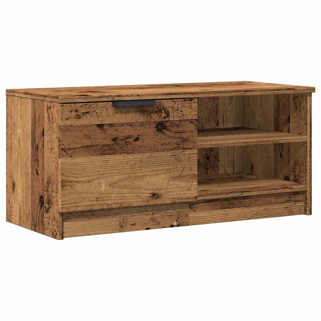 Mobili Porta TV 2 pz Legno Vecchio 80x35x36,5 cm in Truciolato - homemem39