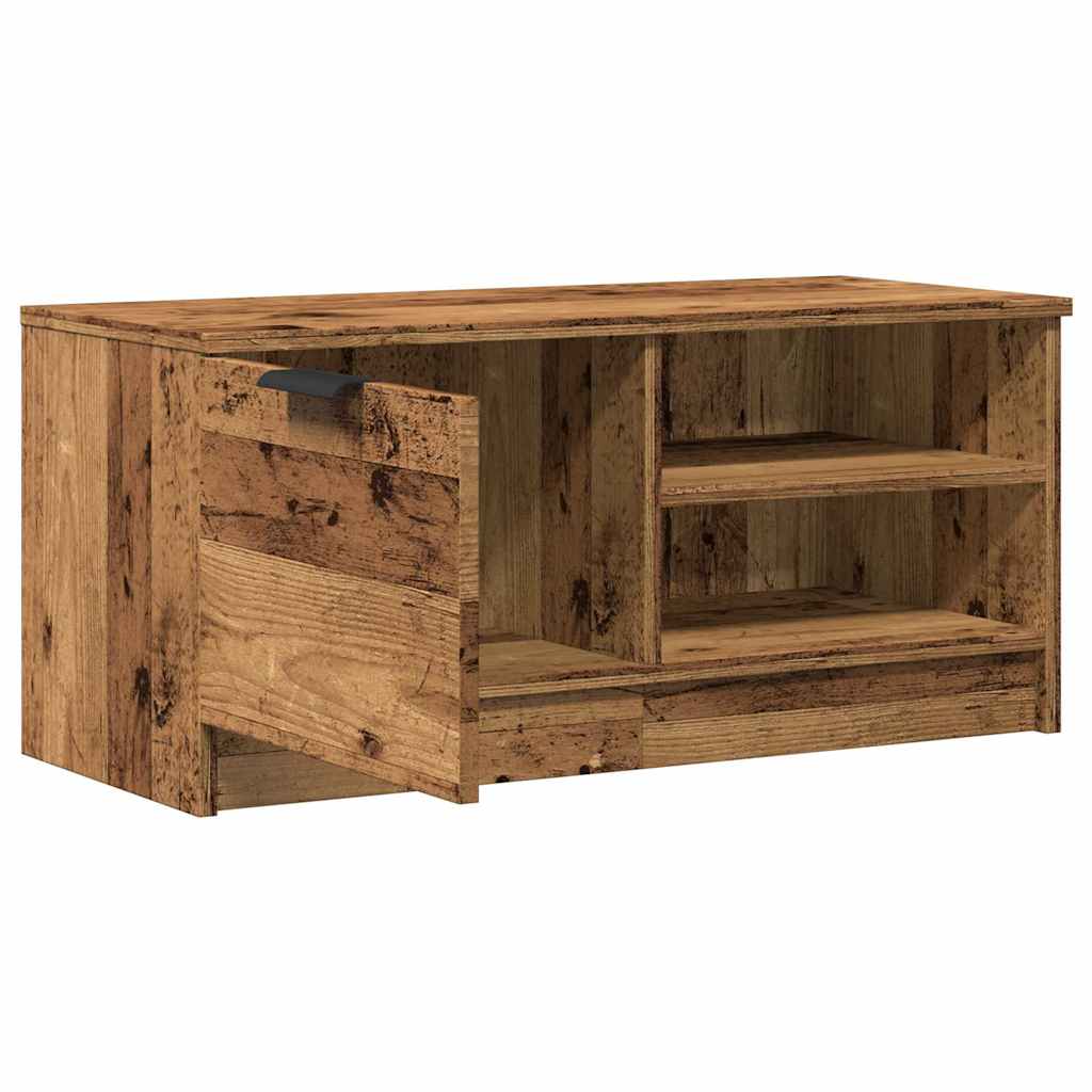 Mobili Porta TV 2 pz Legno Vecchio 80x35x36,5 cm in Truciolato - homemem39