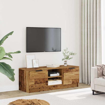 Mobile Porta TV Legno Vecchio 102x35x36,5 cm Legno Multistrato