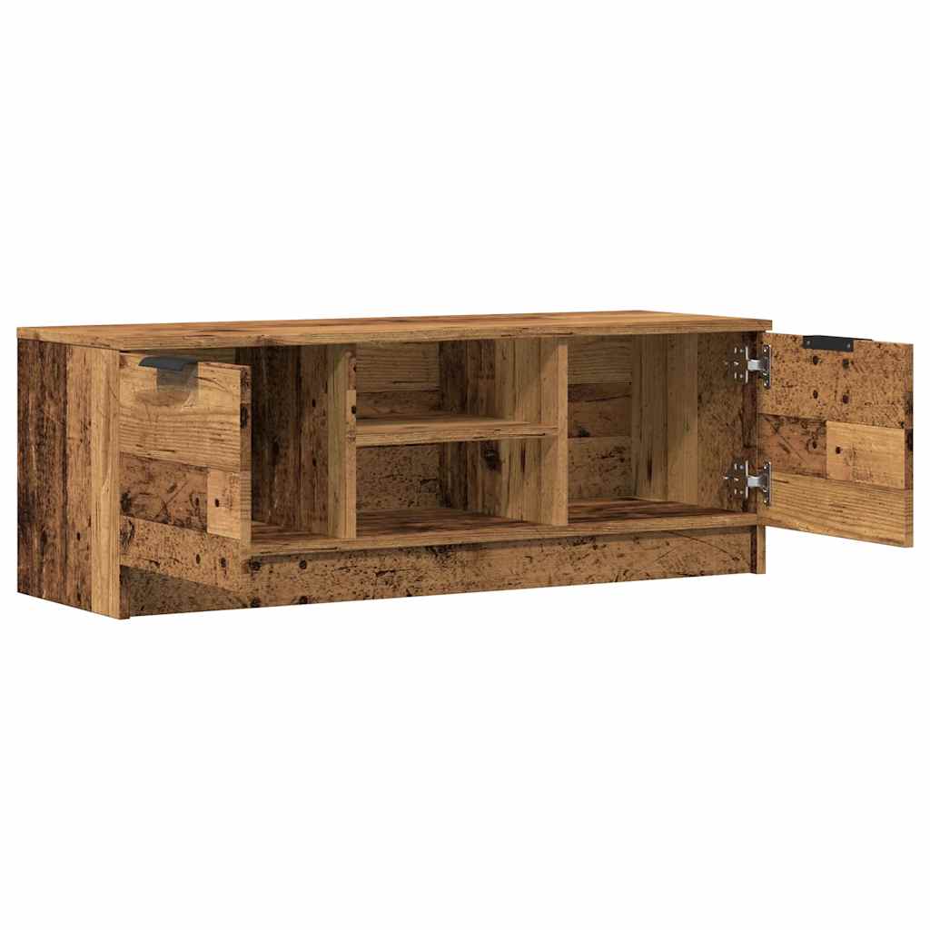Mobile Porta TV Legno Vecchio 102x35x36,5 cm Legno Multistrato