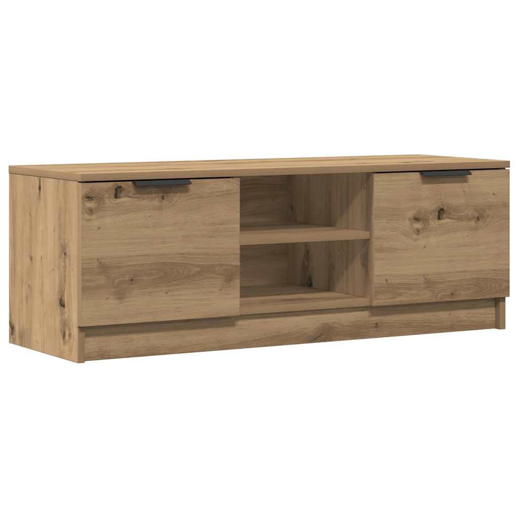 Mobile TV Marrone Artigianale 102x35x36,5 cm Legno Multistrato
