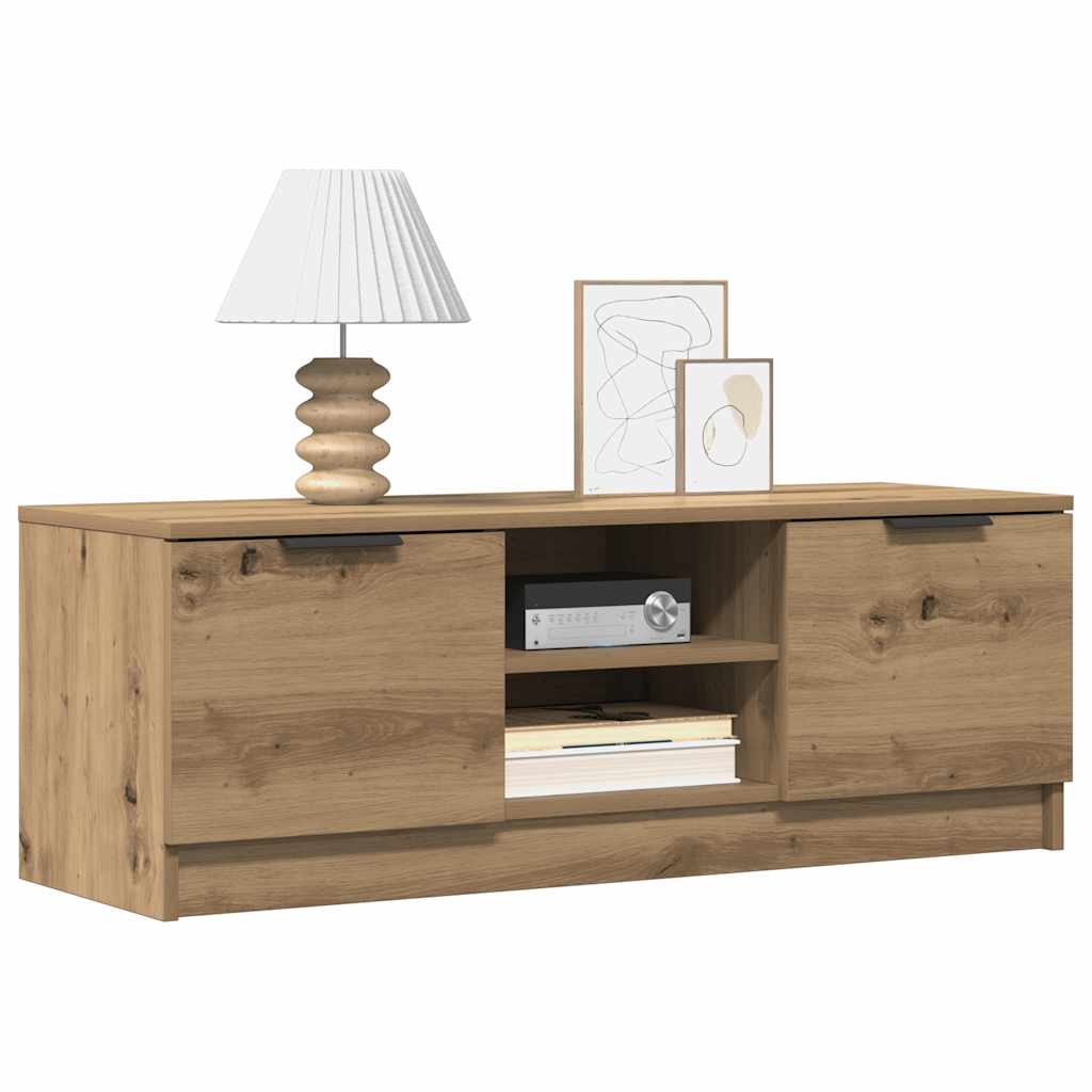 Mobile TV Marrone Artigianale 102x35x36,5 cm legno multistrato