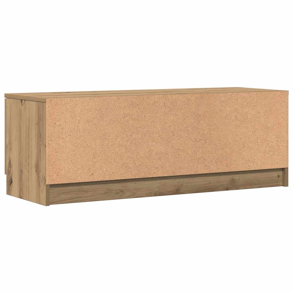 Mobile TV Marrone Artigianale 102x35x36,5 cm Legno Multistrato