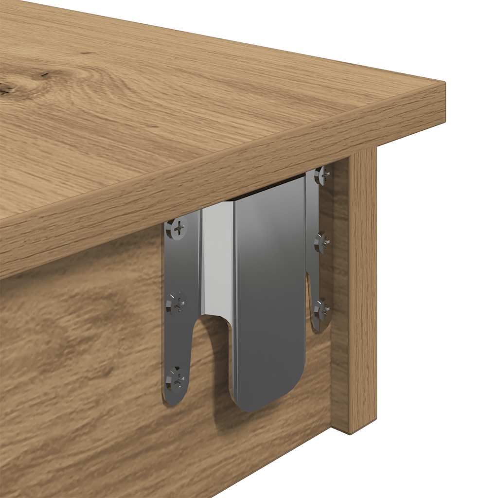 Bancone da Muro Rovere Artigianale Legno Multistrato | homemem39