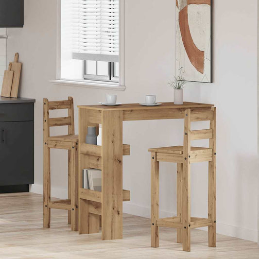 Bancone da Muro Rovere Artigianale Legno Multistrato | homemem39