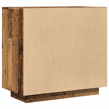 Credenza Legno Antico 80x40x75 cm in Legno Multistrato - homemem39