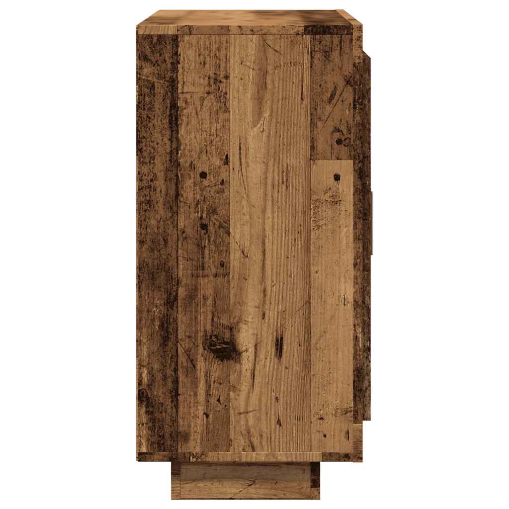 Credenza Legno Antico 92x35x75 cm in Legno Multistrato - homemem39