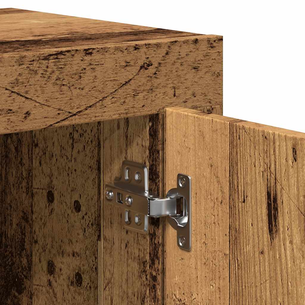 Credenza Legno Antico 92x35x75 cm in Legno Multistrato - homemem39