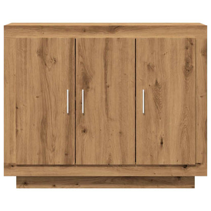 Credenza Rovere Artigianale 92x35x75 cm in Legno Multistrato