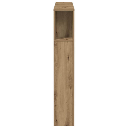 Testiera con Contenitore Artigianale 100x18,5x102,5cm Multistrato