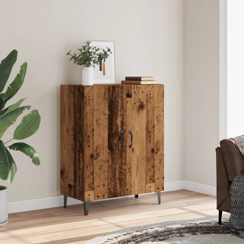 Credenza Legno Antico 70x34x90 cm in Truciolato - homemem39