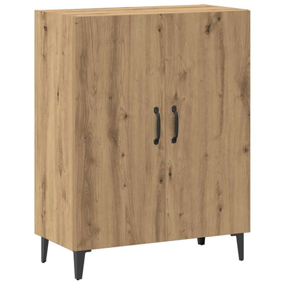 Credenza Rovere Artigianale 70x34x90 cm in Legno Multistrato - homemem39