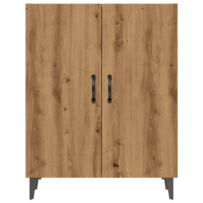 Credenza Rovere Artigianale 70x34x90 cm in Legno Multistrato - homemem39