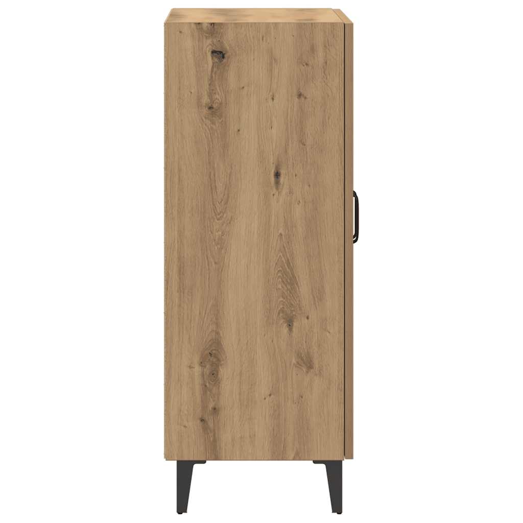 Credenza Rovere Artigianale 70x34x90 cm in Legno Multistrato - homemem39